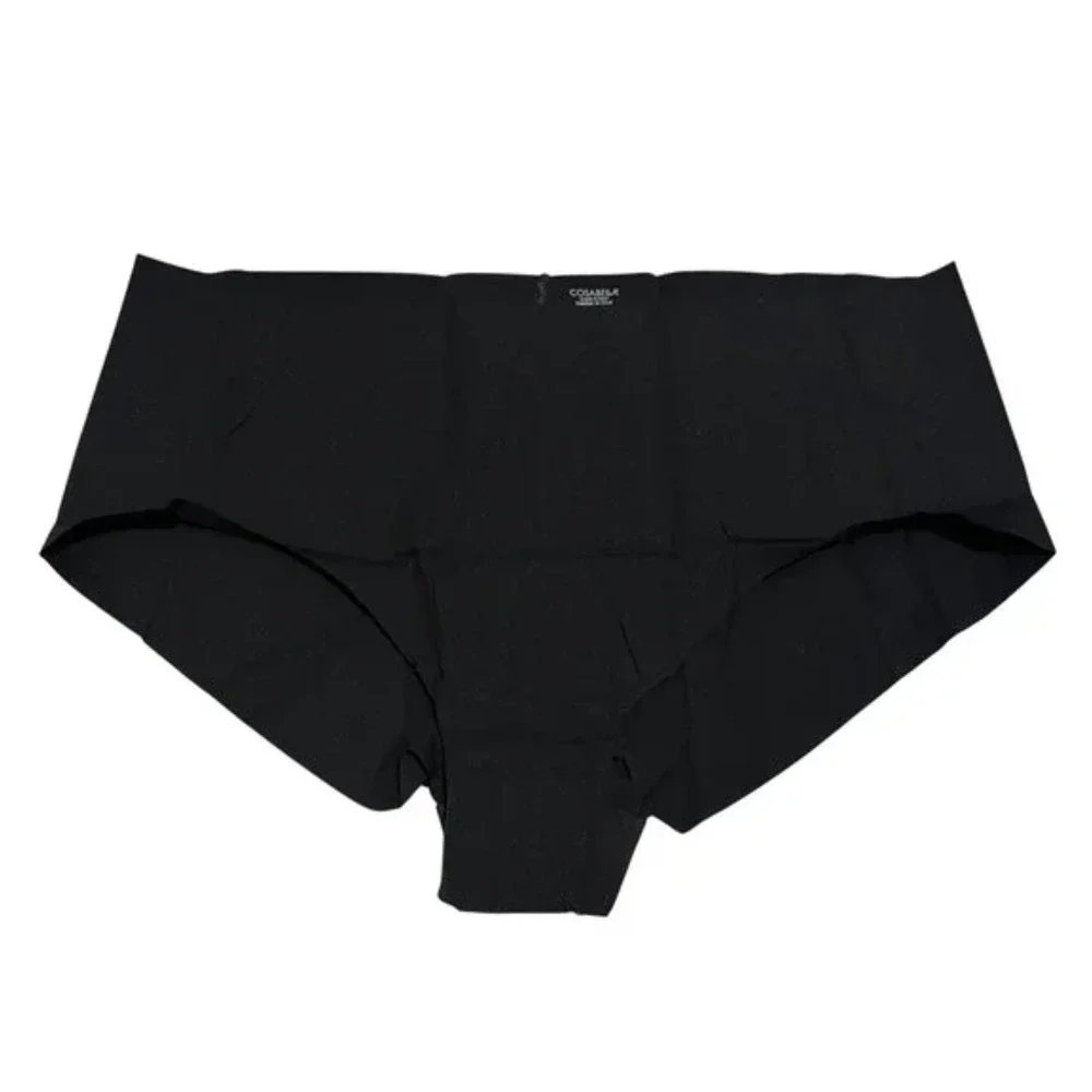 Cosabella‎ Free Cut Micro Hot Pant Black Seamless Laser Cut Briefs 2X FRECM0721P